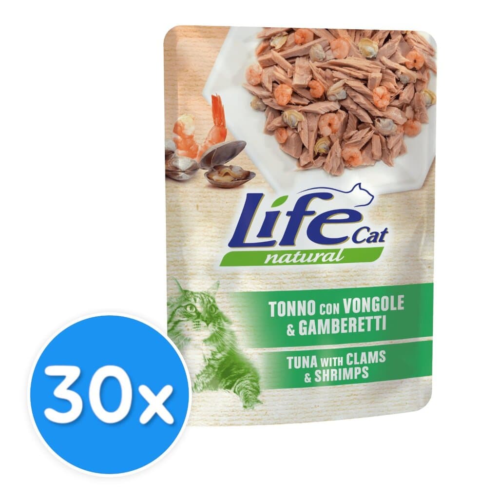 Life Cat Tuna with Clams & Shrimps - 30x