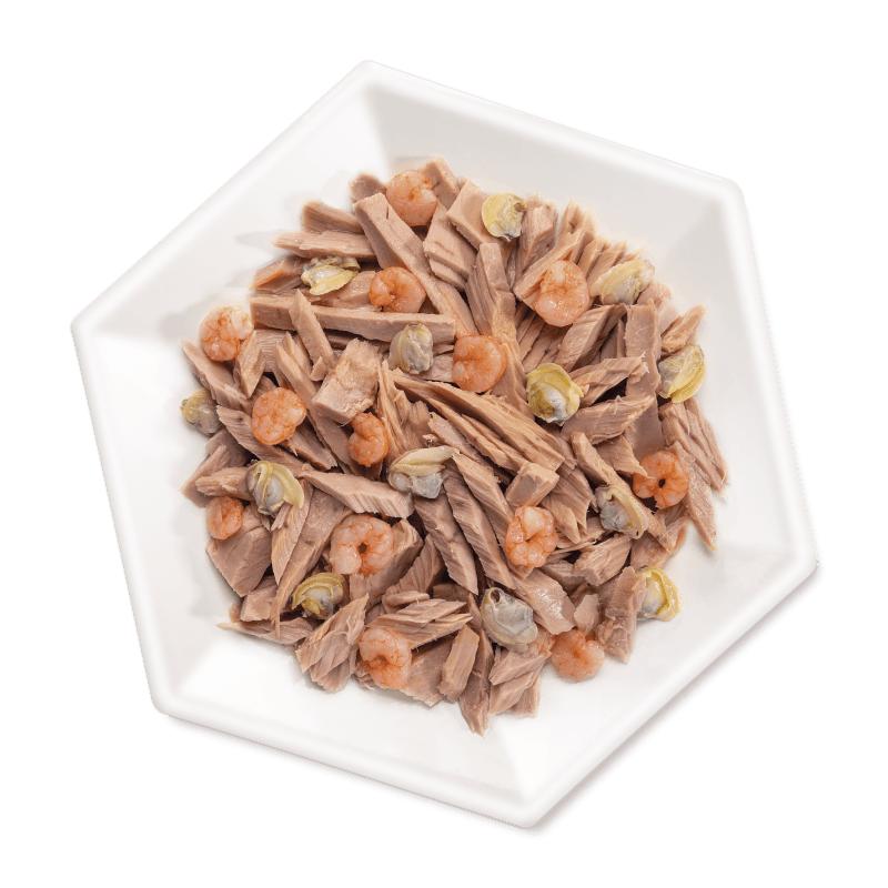 Life Cat Tuna with Clams & Shrimps - 75g 2