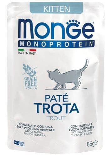 Monge Monoprotein Kitten Trout - 85g