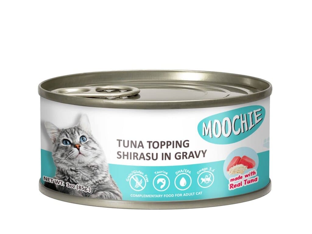 Moochie Tuna Topping & Shirasu in Gravy - 85g 1