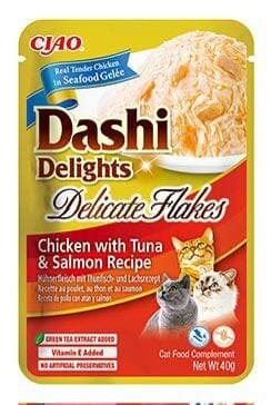 Dashi Delight Chicken & Tuna, Salmon - 40g