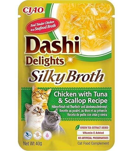 Dashi Delight Chicken & Tuna, Scallop - 40g