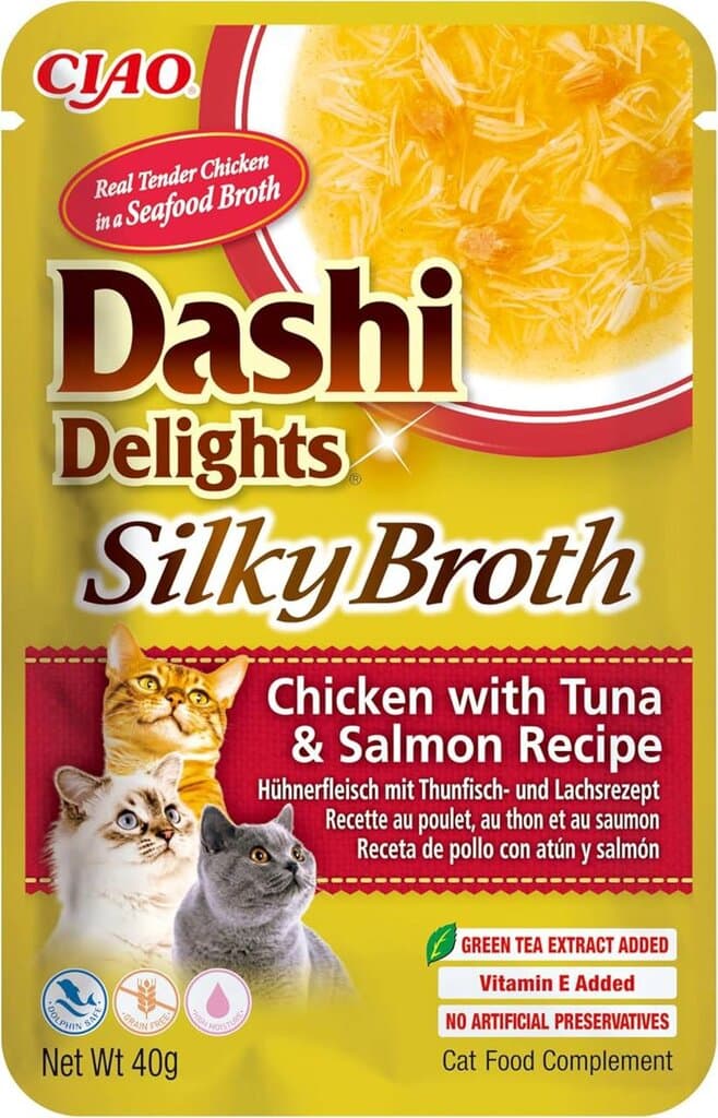 Dashi Delight Chicken & Tuna, Salmon - 40g