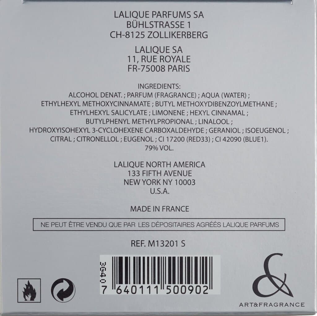 Encre Noire Lalique Sport Eau de Toilette - 100 ml 4