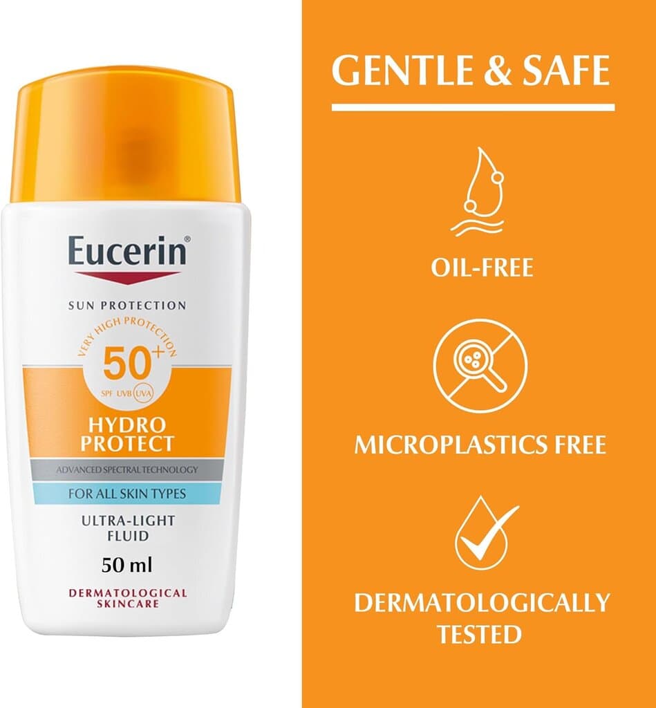 Eucerin Sunscreen Hydro Protect Light Fluid SPF 50 - 50 ml 5