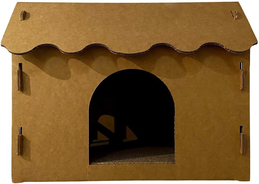 Cardboard Cat House 2