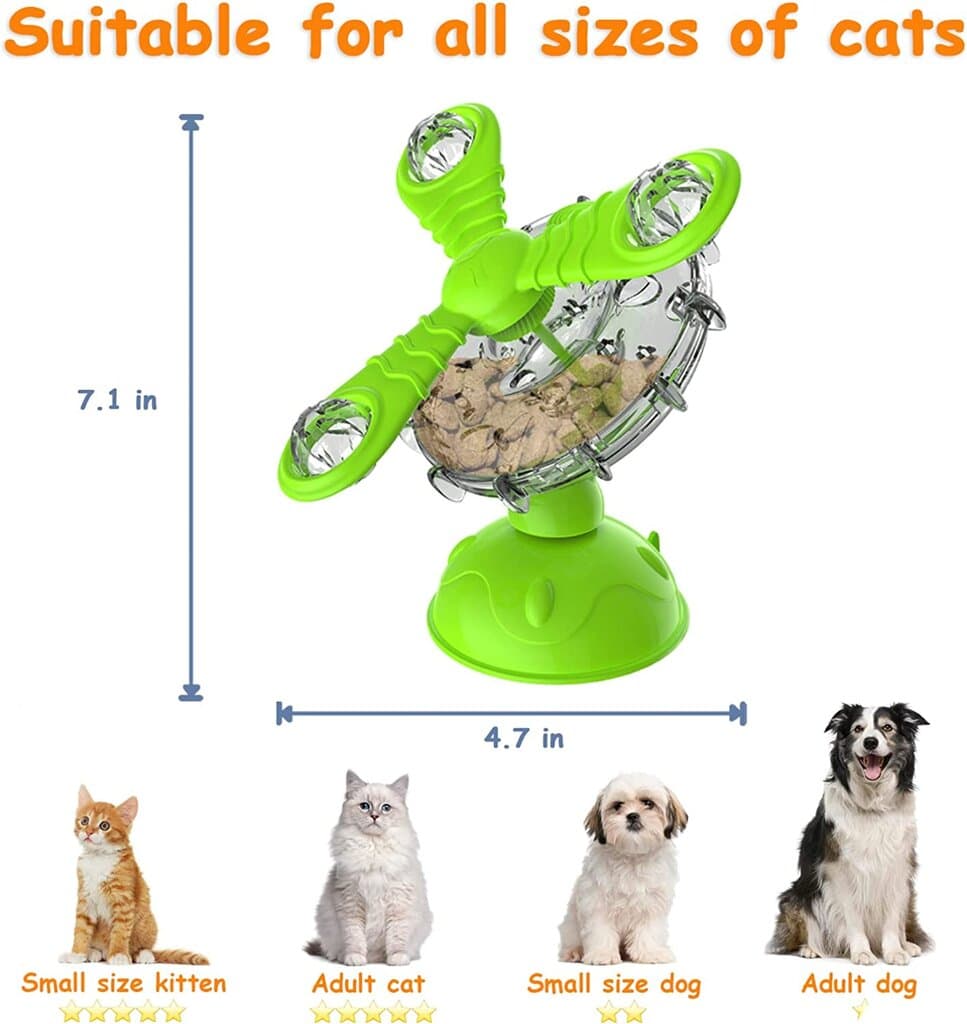 Interactive Cat Feeder Toy Pink 3
