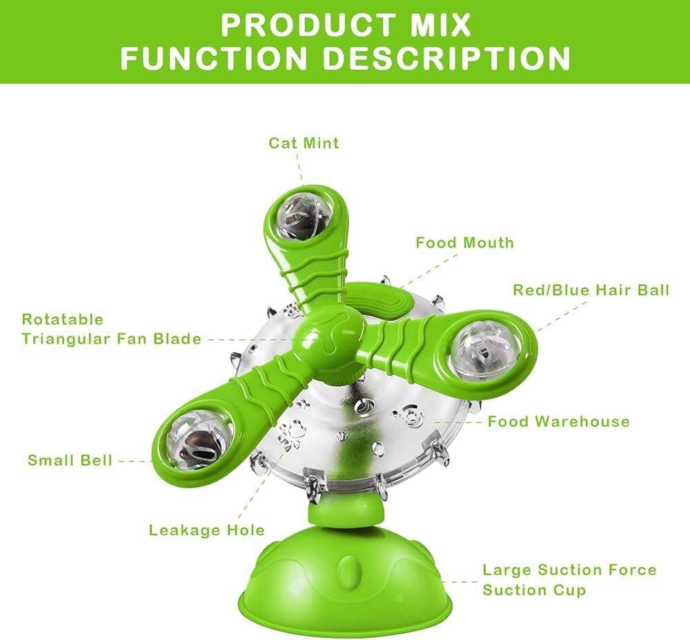 Interactive Cat Feeder Toy Pink 5