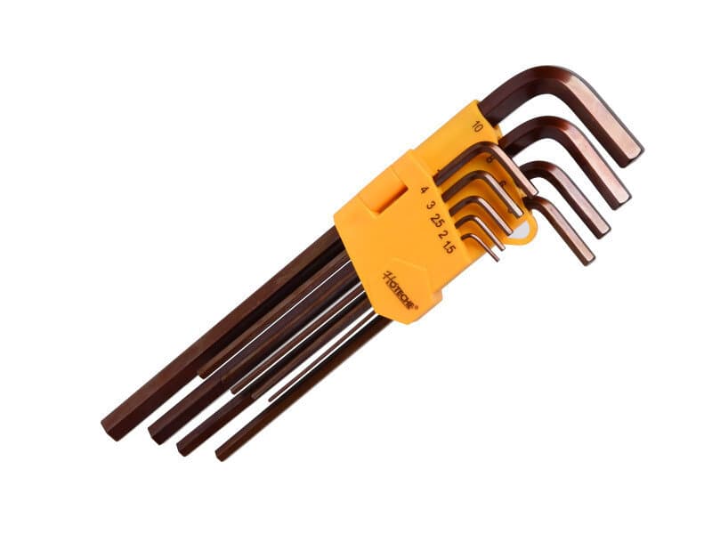HOTECHE 9pcs Extra Long Hex Key Set