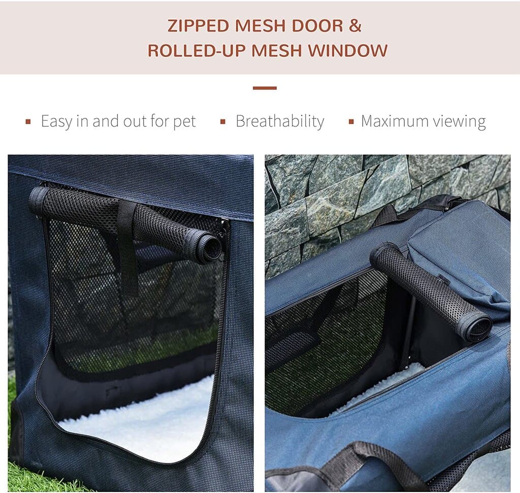 PawHut Folding Pet Carrier Bag - 70cm 5