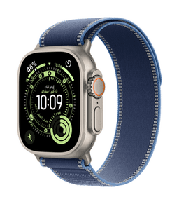 Natural Titanium Case with Blue/Bright Blue Trail Loop