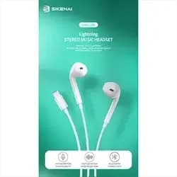 Sikenai Lightning Stereo Music Earphone IX8 (Bluetooth)