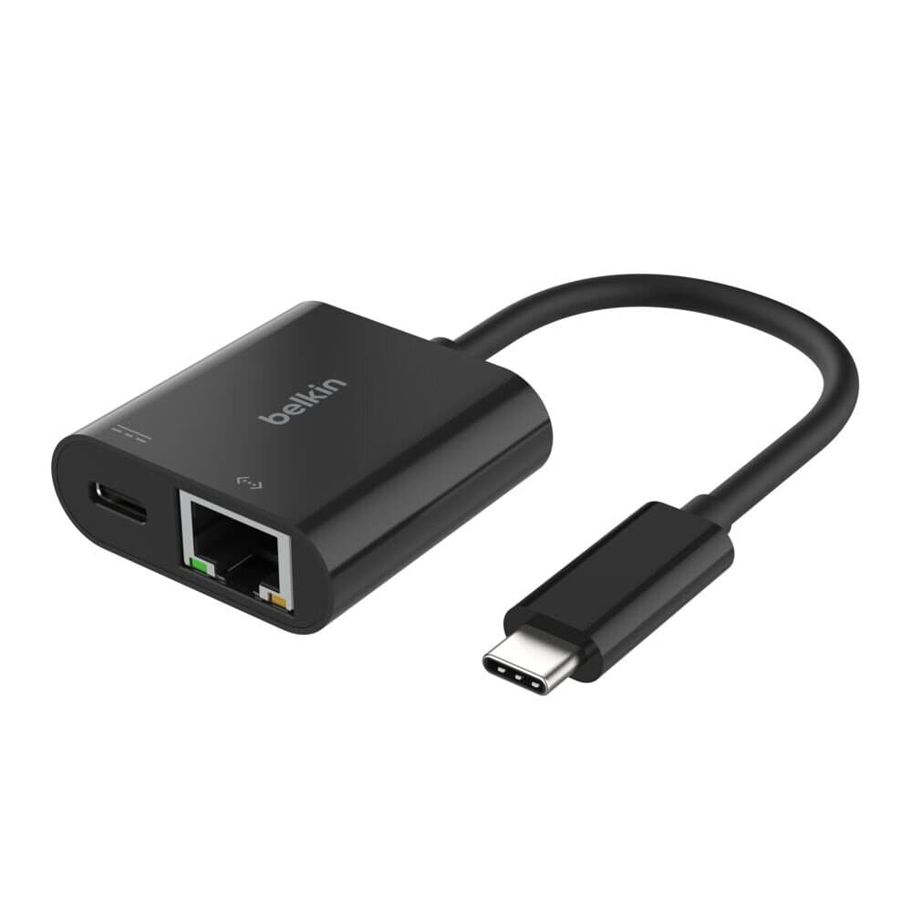 Belkin USB-C to Ethernet & 100W PD Adapter