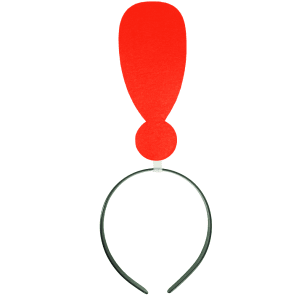 Exclamation Mark Headband