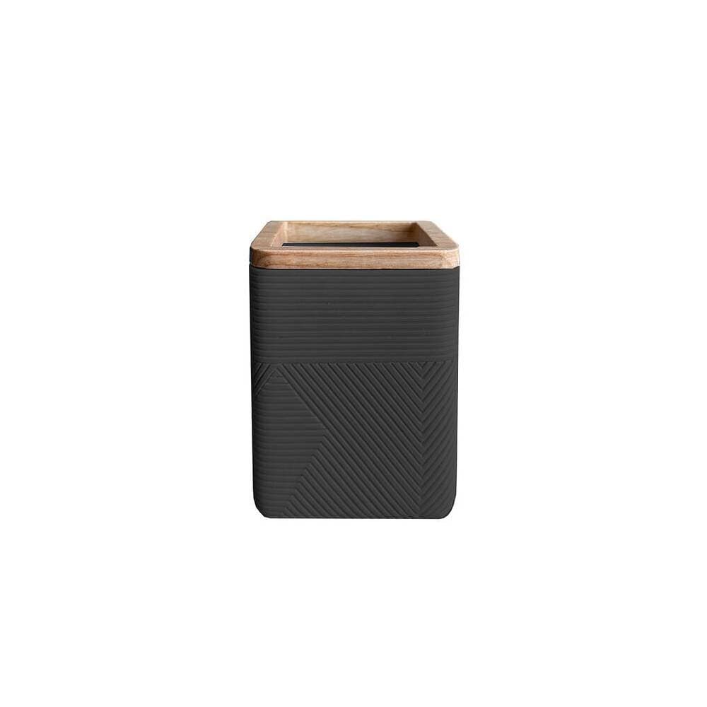 Primanova Madera Toothbrush Holder - Black - D-21032