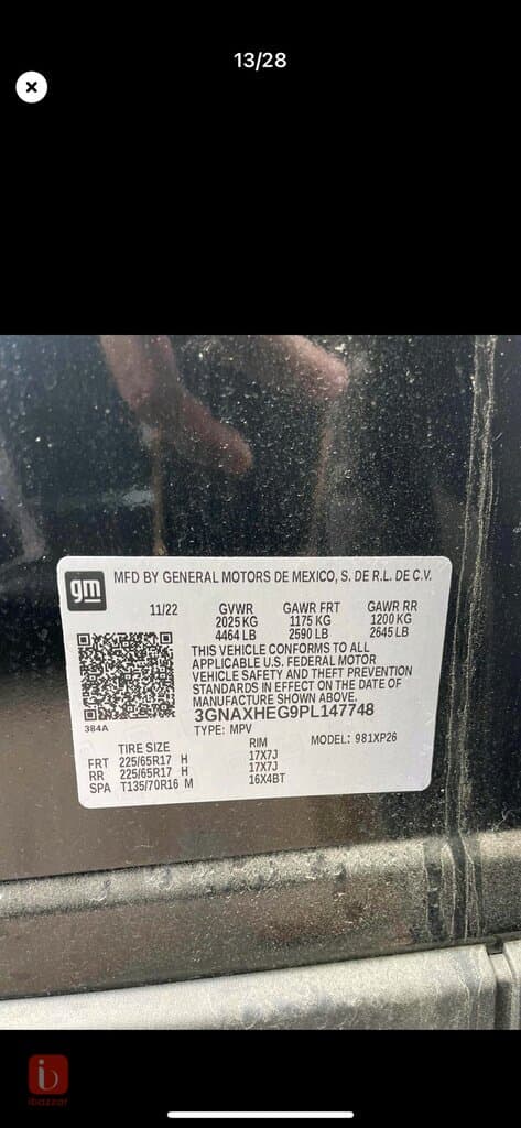 Chevorlet Equinox 1LT 14
