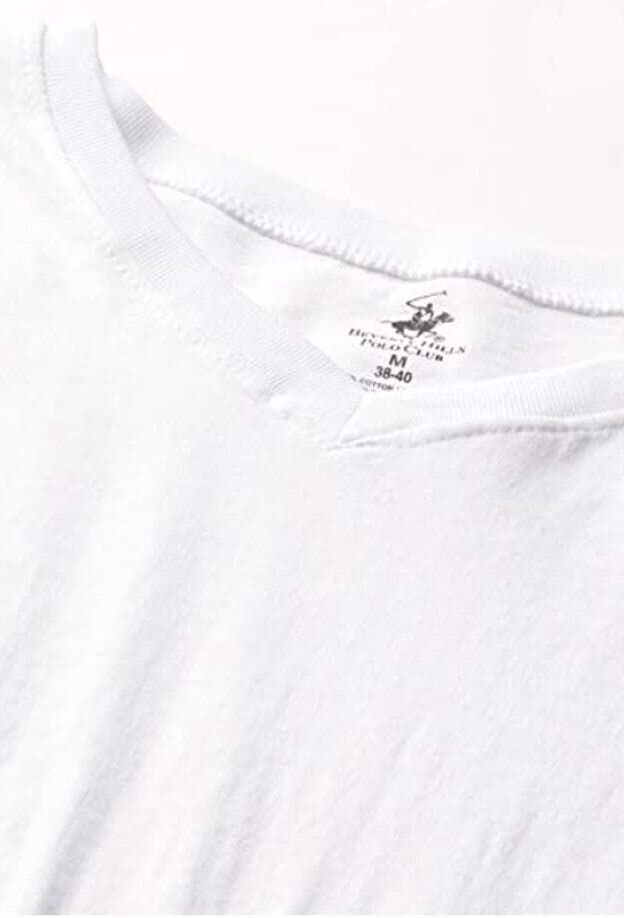 BEVERLY HILLS POLO CLUB Men's 3 Pack V Neck Tee 2