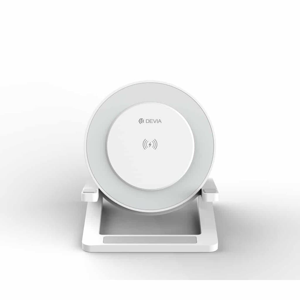 Devia Smart Series Desktop Wireless Charging Speaker(I-M3) - White 2