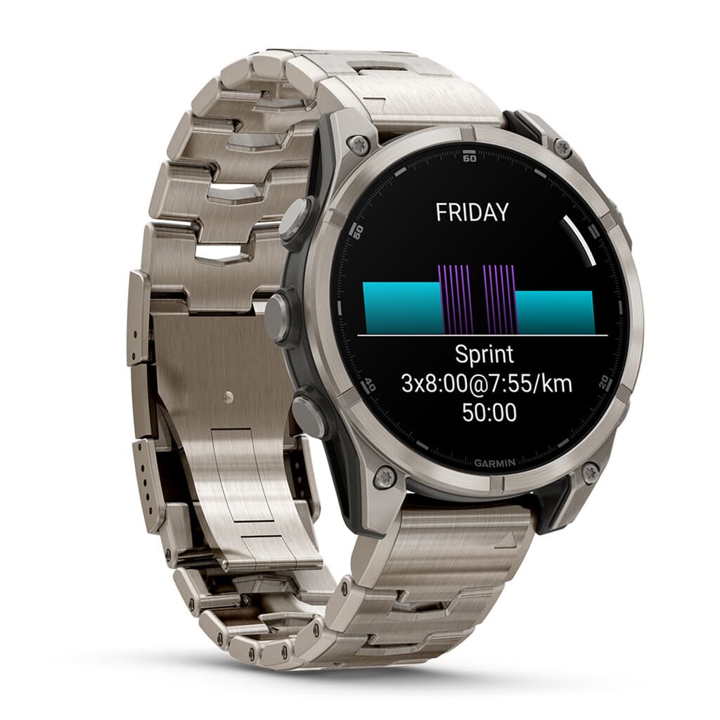 Garmin fēnix® 8 AMOLED Sapphire 47mm Titanium - (Vented Titanium Bracelet) 4