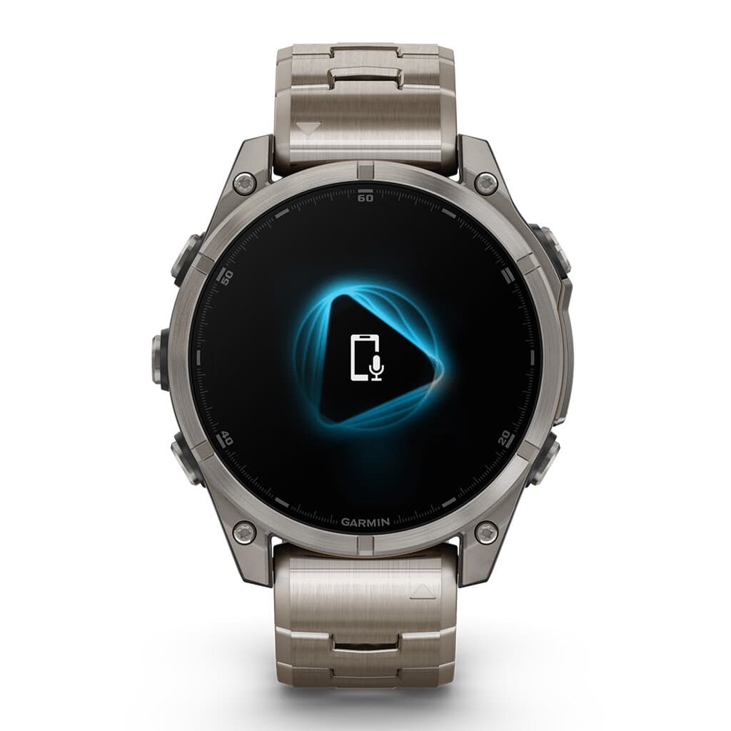 Garmin fēnix® 8 AMOLED Sapphire 47mm Titanium - (Vented Titanium Bracelet) 6