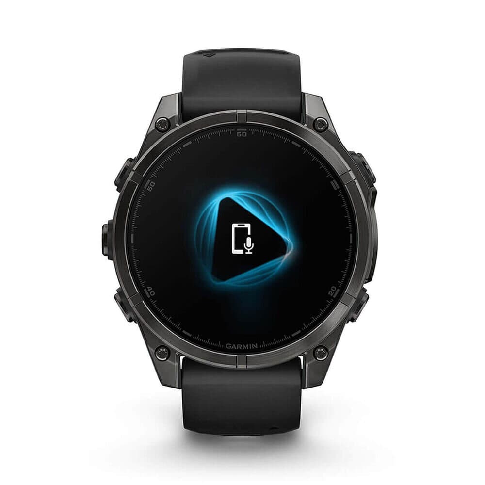 Garmin fēnix® 8 AMOLED Carbon Grey DLC Titanium - (Black/Pebble Grey) 10
