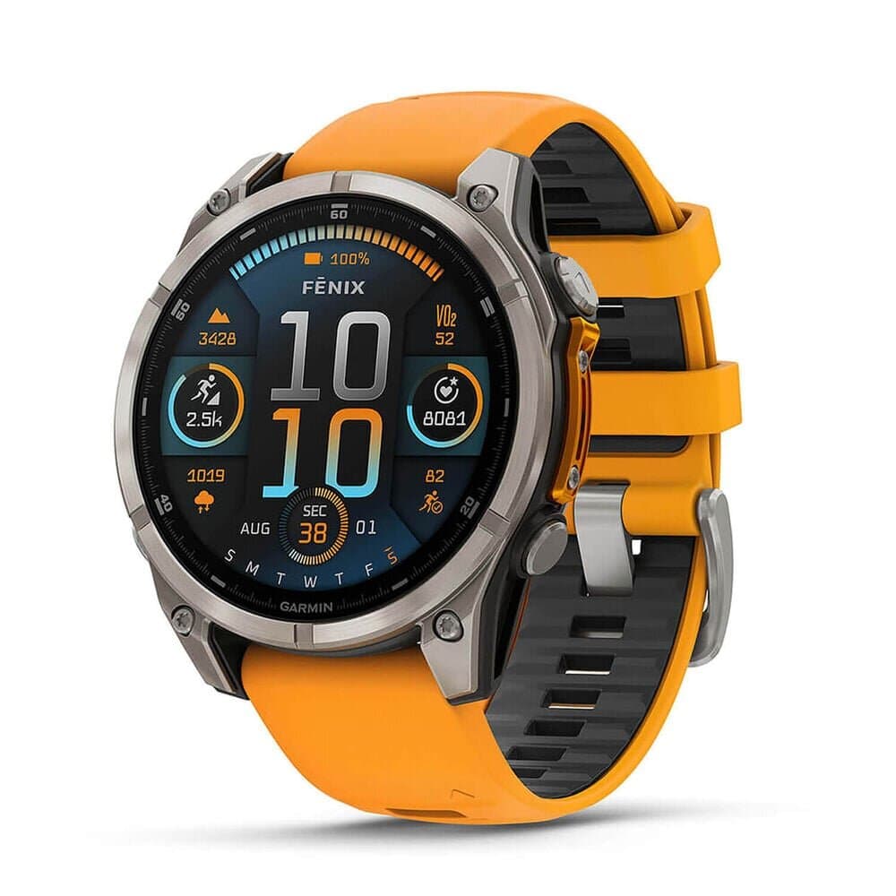 Garmin fēnix® 8 AMOLED 47mm Titanium - (Spark Orange/Graphite)