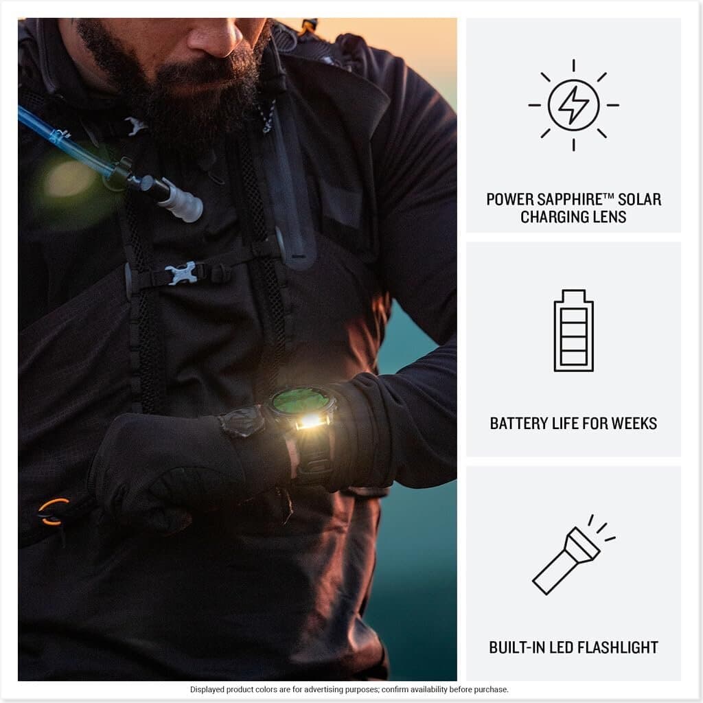 Garmin fēnix® 8 Solar Sapphire 47mm - (Black/Pebble Grey) 3