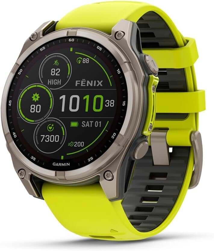 Garmin fēnix® 8 Solar Sapphire 47mm - (Yellow/Graphite)