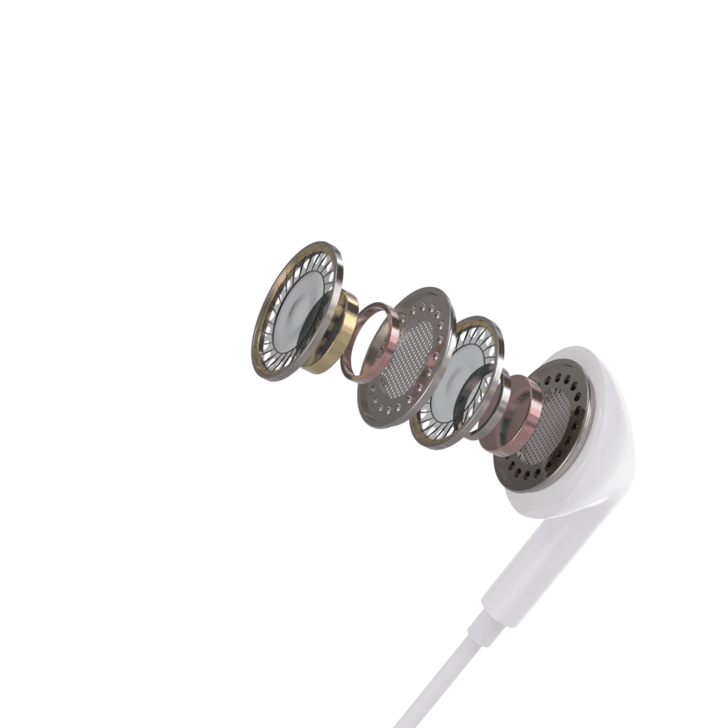 Devia Kintone Series A2 Wired Earphone (iP)-EM024-- white 2
