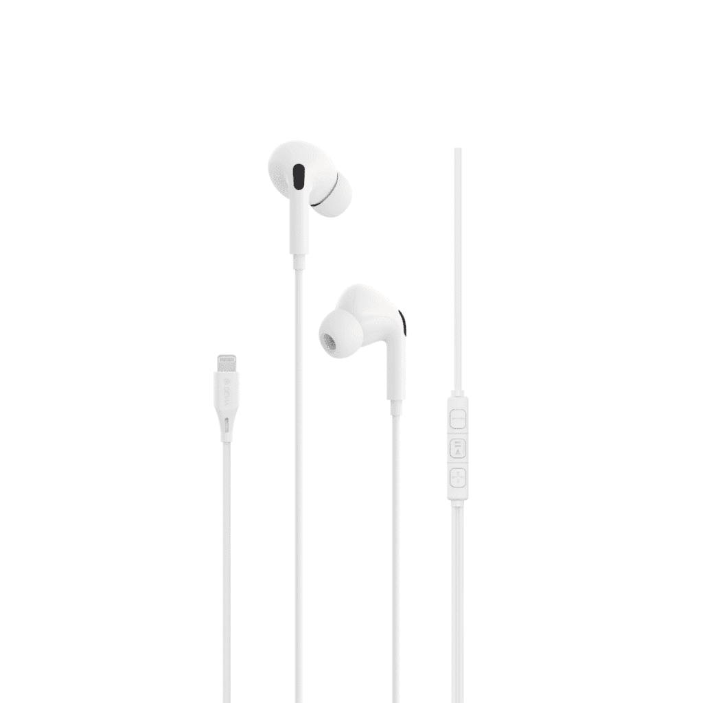 Devia Kintone Series A2 Wired Earphone (iP)-EM024-- white 3