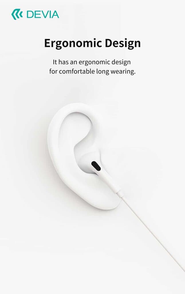 Devia Kintone Series A2 Wired Earphone (iP)-EM024-- white 7