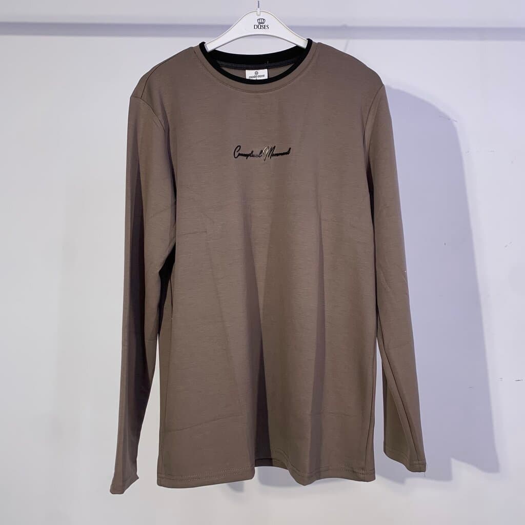 Moda Arpol Men's Cotton Sweater - Brown (S)