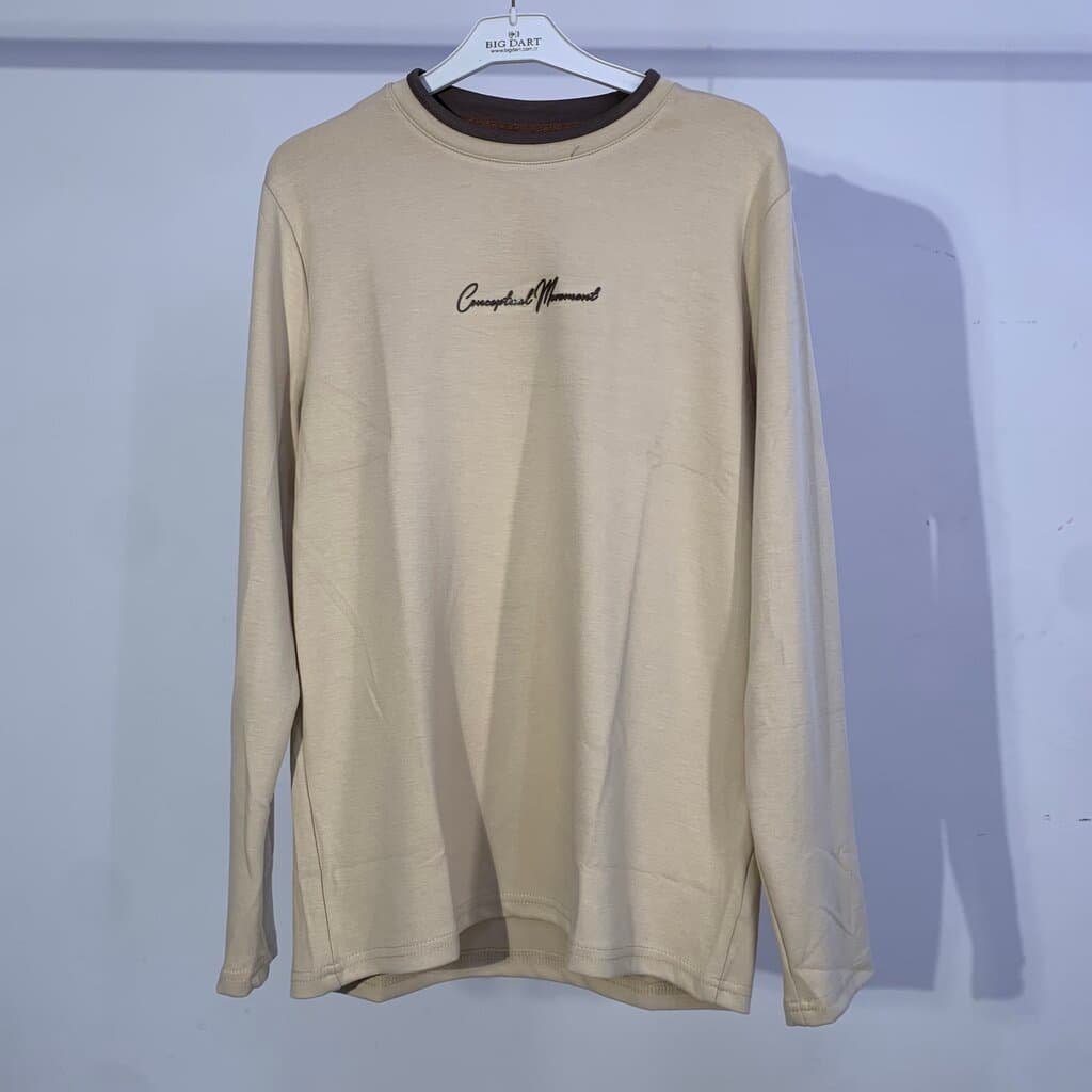 Moda Arpol Men's Cotton Sweater - Beige (S)