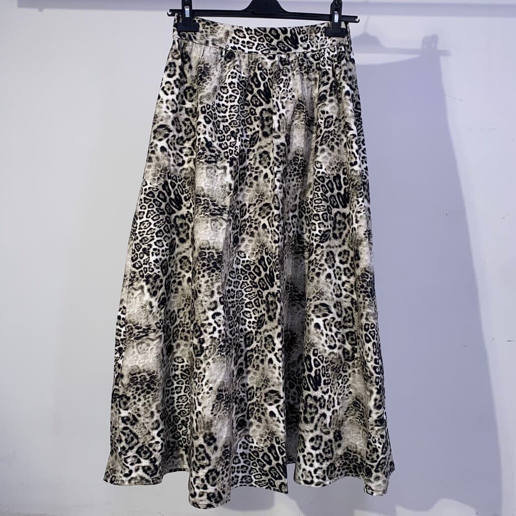 Reyon Women's Cotton Skirt - Brown (S)