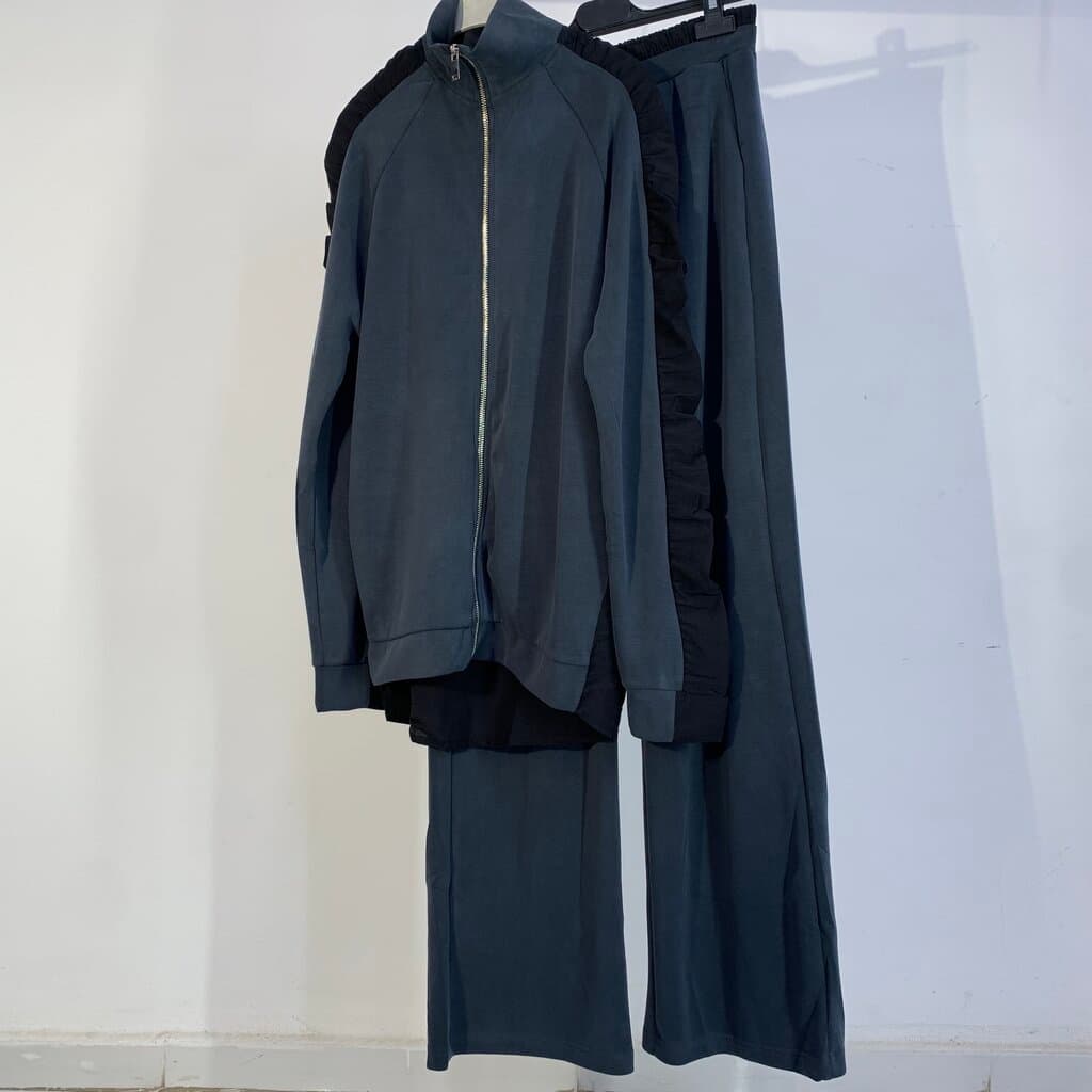 ERS Women's Cotton Homewear Set - Gray (S)