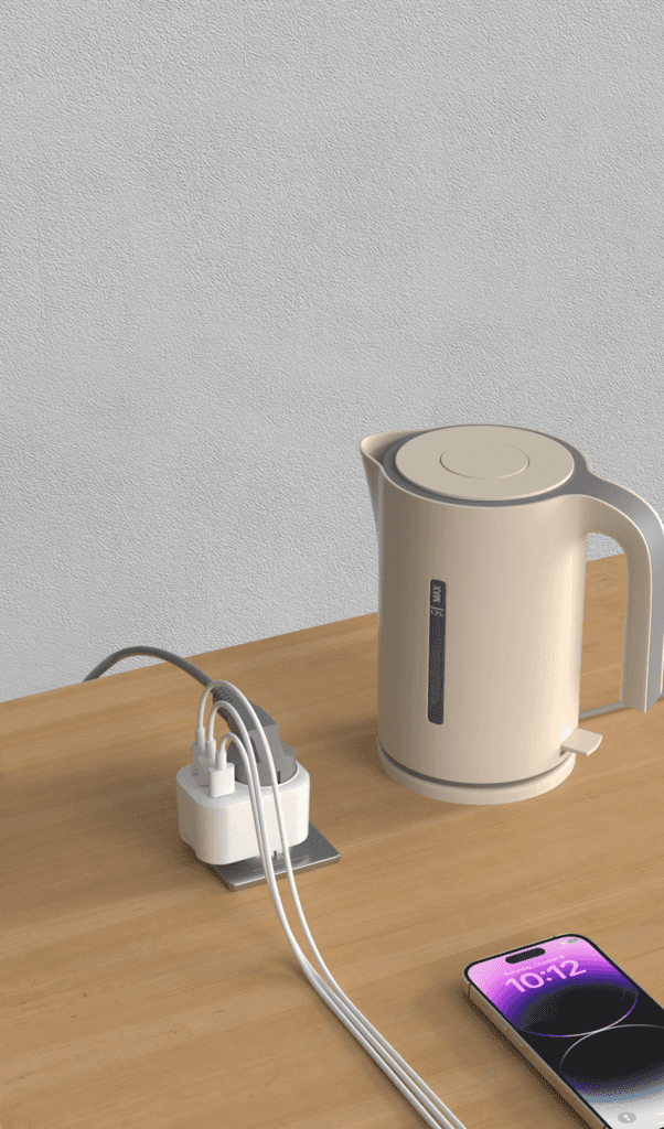 Devia Smart Series 2A+C PD 20W Auto Power Socket (EU) - White 4
