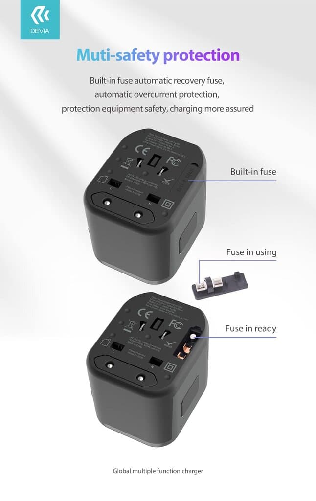 DEVIA Global multiple function charger 8