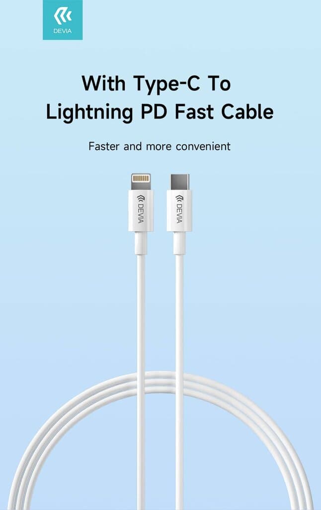 Devia Smart Series PD  Quick Charger Suit(UK ,20W,V2) 9