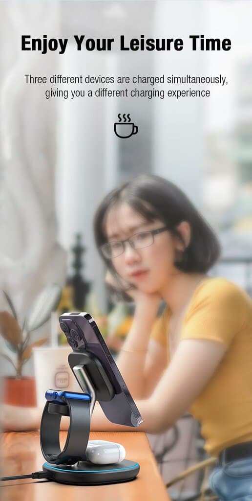 iCenter Z27 3-in-1 Wireless Charging 5