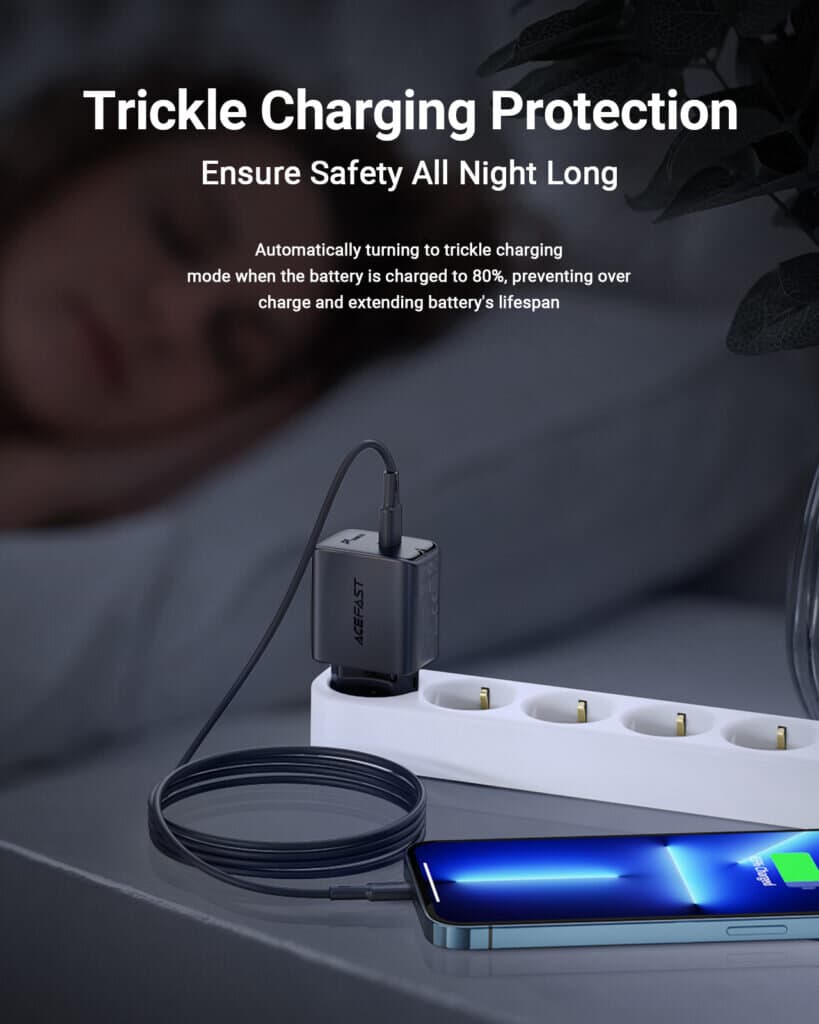 ACEFAST PD20W single USB-C charger (EU) – White 7