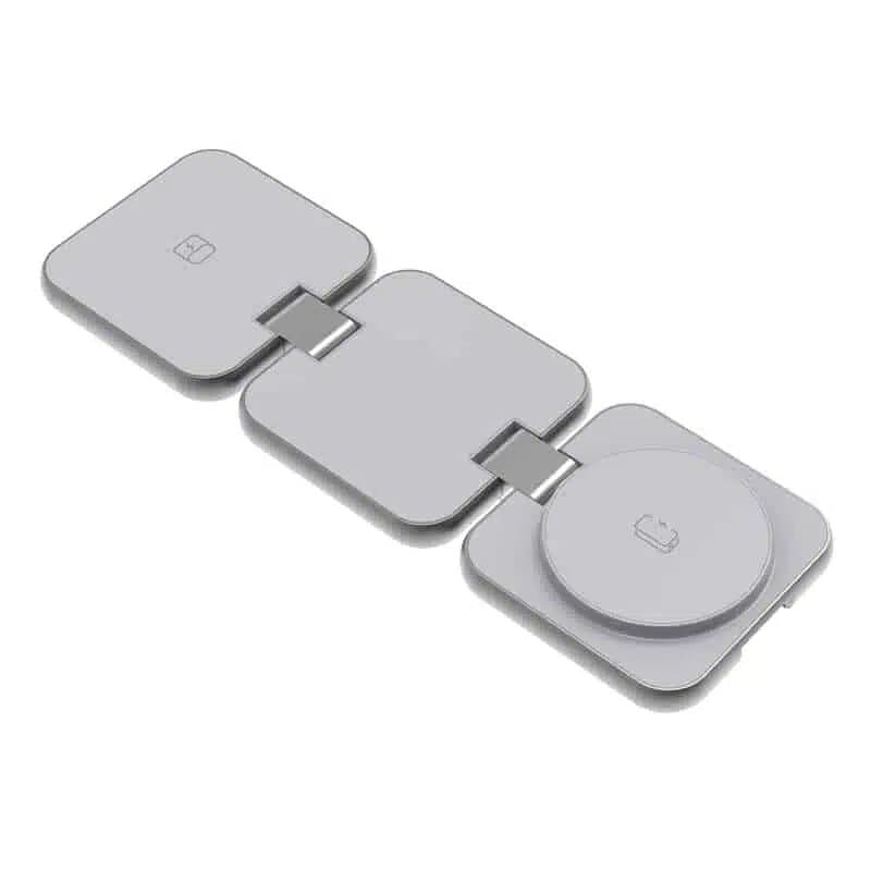iCenter S21 Magnetic Foldable Wireless Charging 3-in-1 - Gray 3