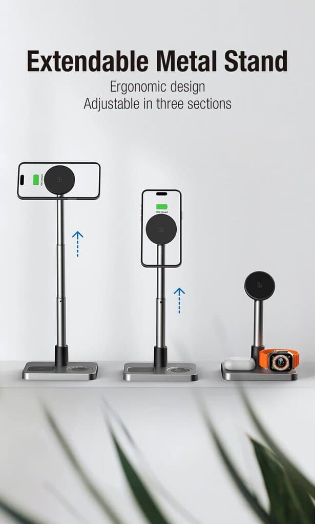 iCenter S6 3-in-1 Magnetic Wireless Charger 8