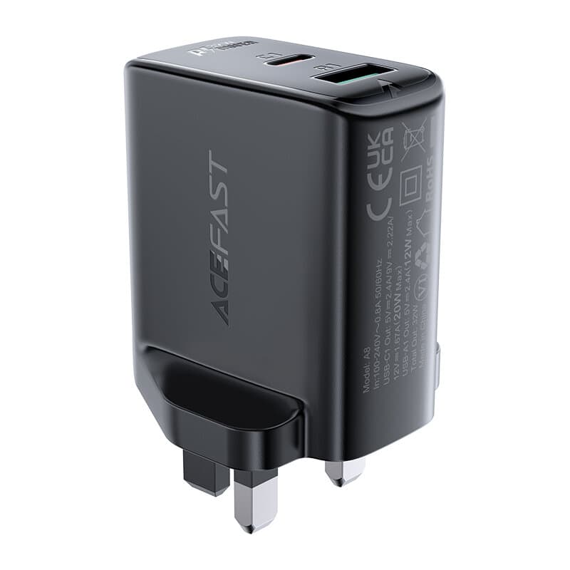ACEFAST PD32W (USB-C+USB-A) charger