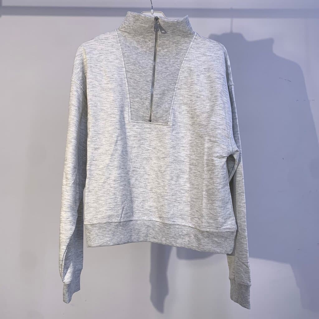 Busem Women's Cotton Sweater - Light Gray (S)