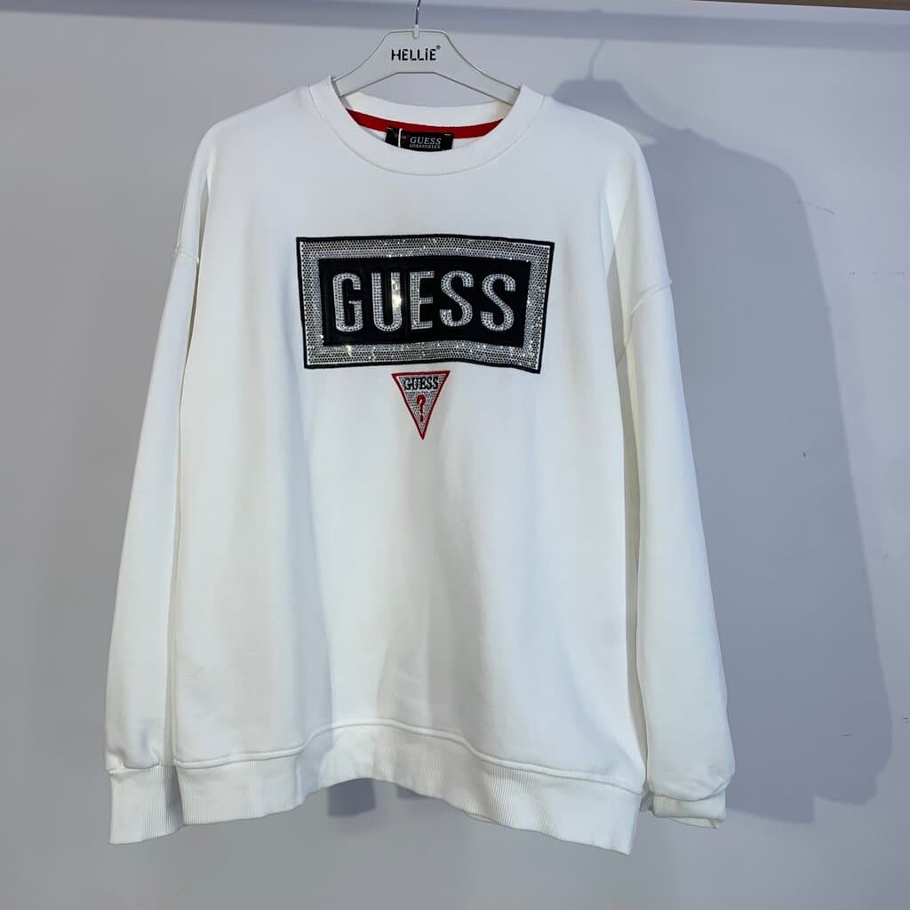 Guess Women's Cotton Sweater - White (S)
