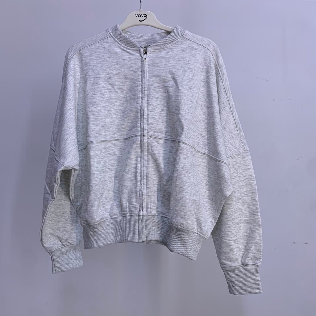 Busem Women's Cotton Jacket - Light Gray (S)