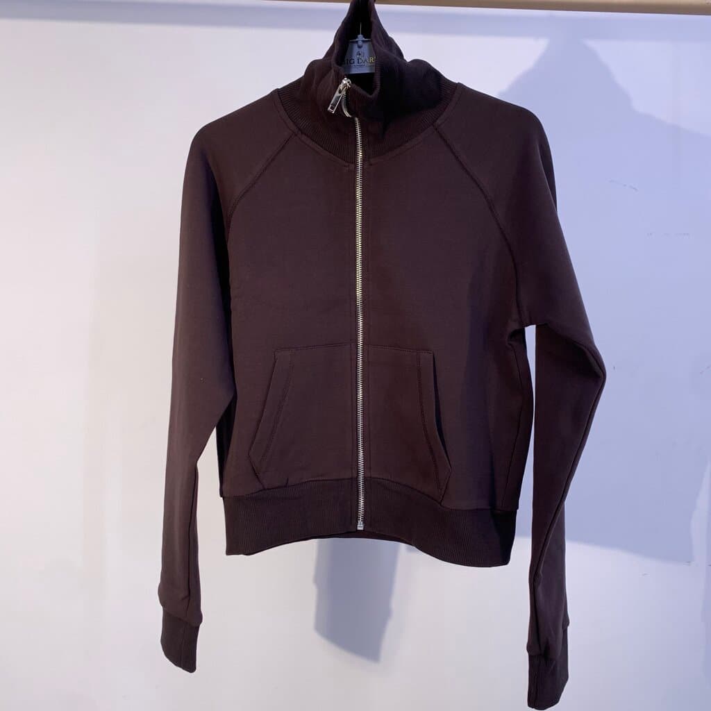 Busem Women's Cotton Jacket - Dark Brown (S)