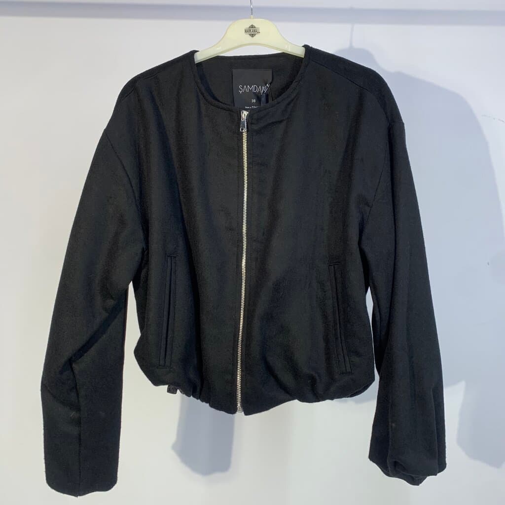 Şamdan Women's Short Jacket - Black (36)