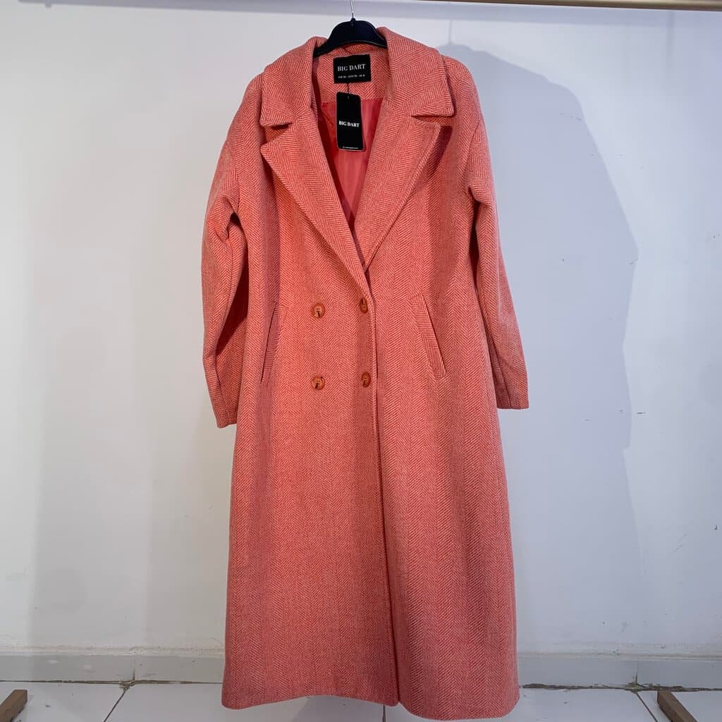 Big Dart Women's Coat - Peach (36)
