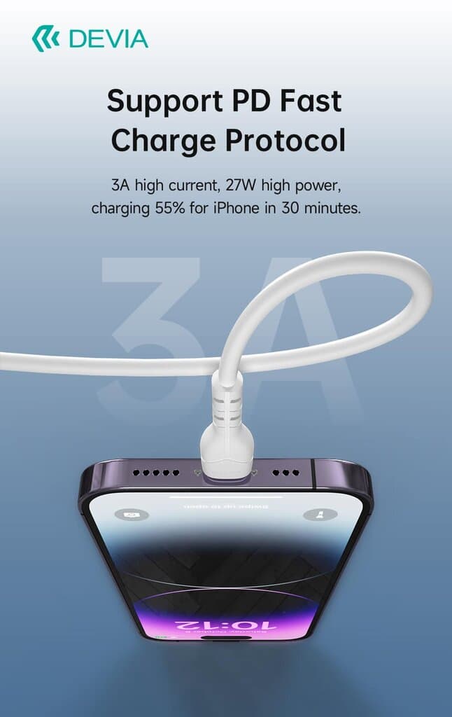 Devia Kintone Series C To Lightning PD 27W Cable (3A,1M) EC150 4